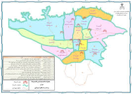 نقشه-محدوده-صلاحیت-نواحی-دادسراهای-تهران
